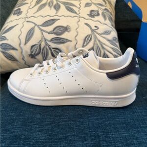 adidas White and dark navy Stan Smith Woman's Shoes